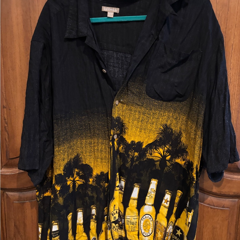 George Black Button-Up Shirt